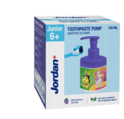 Jordan hambapasta Pump Junior (1450ppm) 150ml