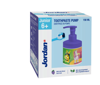 Jordan hambapasta Pump Junior (1450ppm) 150ml