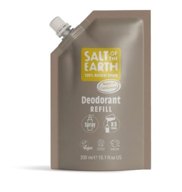 Salt of the Earth merevaigu ja sandlipuu lõhnaline sprei deodorandi täitepakend 300ml