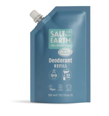 Salt of the Earth kookose- ja ookeanilõhnaline sprei deodorandi täitepakend 300ml