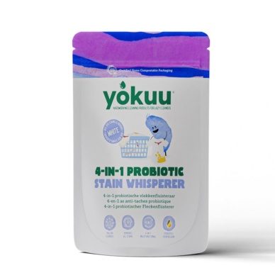 Yokuu Stain Whisperer 4-in-1 probiootiline lõhna- ja plekieemaldaja (valge pesu) 1020g