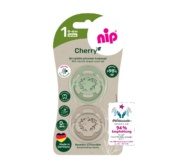 nip® lutt lateks Cherry Green suurus 1 (0-6 elukuud), green/brown 2tk