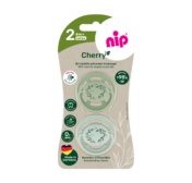 nip® lutt lateks Cherry Green suurus 1 (0-6 elukuud), green 2tk