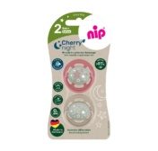 nip® helendav öölutt lateks Cherry Night suurus 2 (alates 6+ elukuud), punane/pruun 2tk