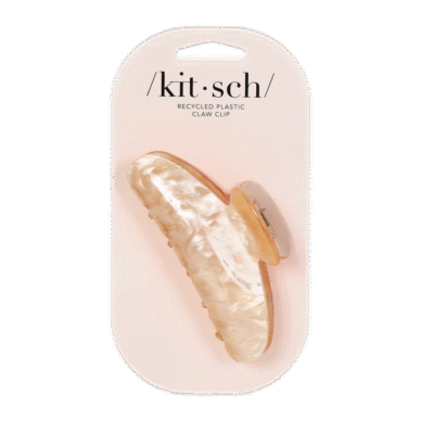 KITSCH marmormustriga juukseklamber- Blonde