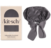 KITSCH satiinist müts magamiseks - Charcoal