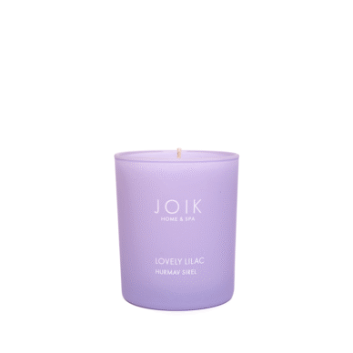 JOIK Home & Spa rapsivahast lõhnaküünal Hurmav Sirel 150g