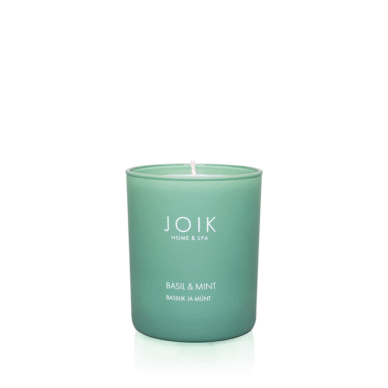 JOIK Home & Spa rapsivahast lõhnaküünal Basiilik ja Münt 150 g