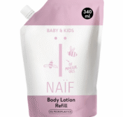 NAÏF pehmendav kehapiim magusmandliõliga (TÄITEPAKEND) 340ml
