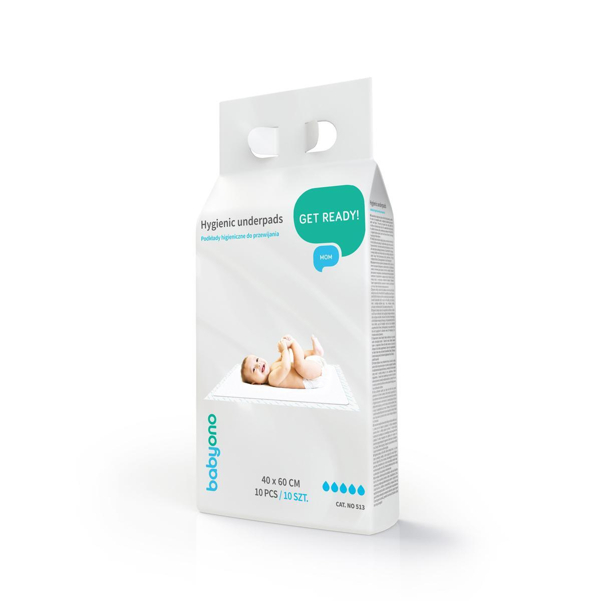 BabyOno ühekordsed aluslinad 40x60cm (10tk)