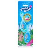Brush Baby FlossBrush™ beebihambahari (0-3 aastat) Blue & Teal