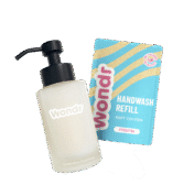 Wondr kätepesuseep (pudel + täide) Soft Cotton