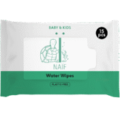 NAÏF plastikuvabad ja 100% biolagunevad niisked salvrätikud 15tk