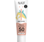 NAÏF Baby & Kids Mineral Sunscreen päikesekaitsekreem (lõhnaainevaba) SPF50 (30ml)
