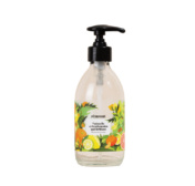 PIMPANT Citrus Decor klaasist nõudepesuvahendi pumbaga pudel 250ml