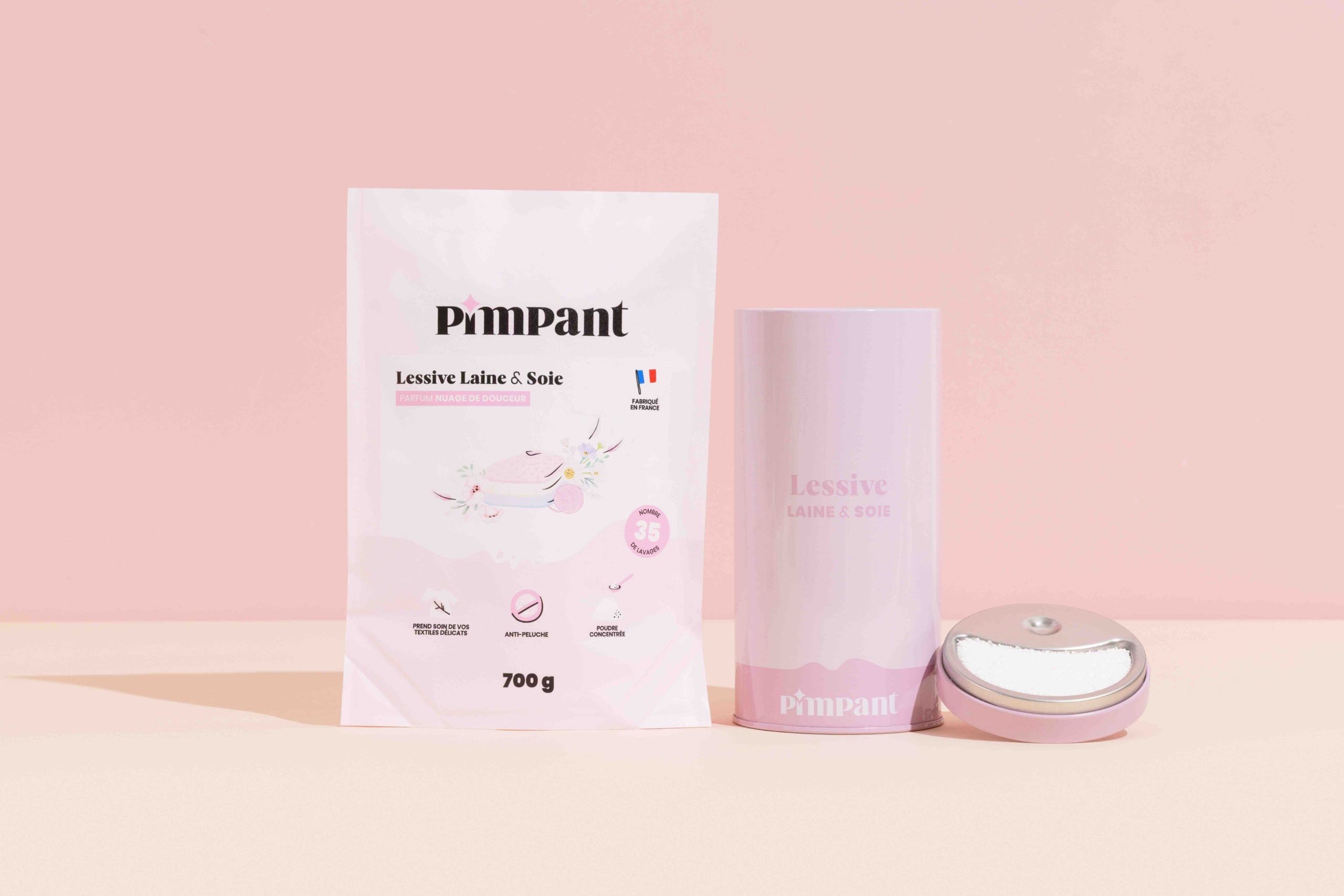 PIMPANT taastäidetav pesubulbri doseerimiskarp (roosa: Vill ja Siid) - Image 2