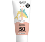NAÏF Mineral Sunscreen päikesekreem beebidele ja lastele SPF50 (lõhnaainevaba) 100ml