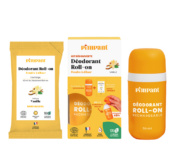 PIMPANT taastäidetav rulldeodorant Vanilla (pudel + täitepakend)