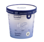 LAUNDRY SHEETS™ pleki- ja lõhnade eemaldaja valgele pesule, kuni 60 pesukorda