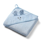 BabyOno bambusest kapuutsiga vannirätik 100x100cm Blue