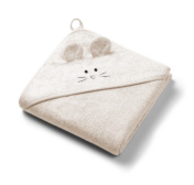 BabyOno bambusest kapuutsiga vannirätik 100x100cm Beige
