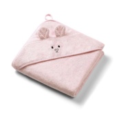BabyOno bambusest kapuutsiga vannirätik 100x100cm Pink