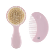 Kikka Boo naturaalsete harjastega kammi- ja harjakomplekt Hedge-hugs