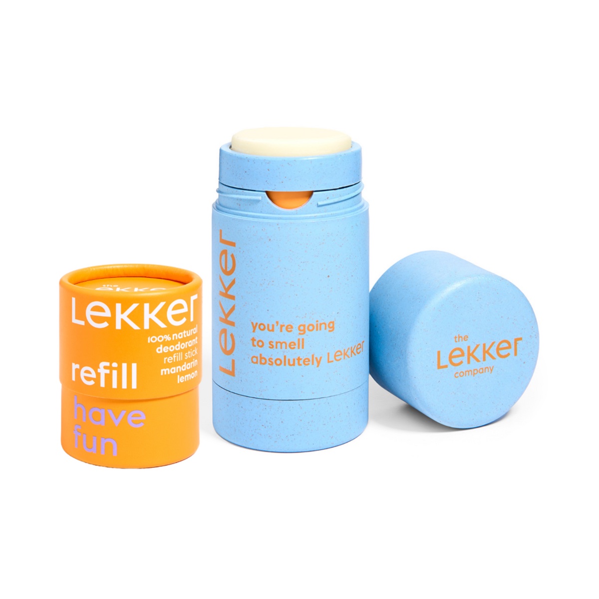 Lekker taastäidetav deodorant Have-Fun Mandarin & Lemon 40g