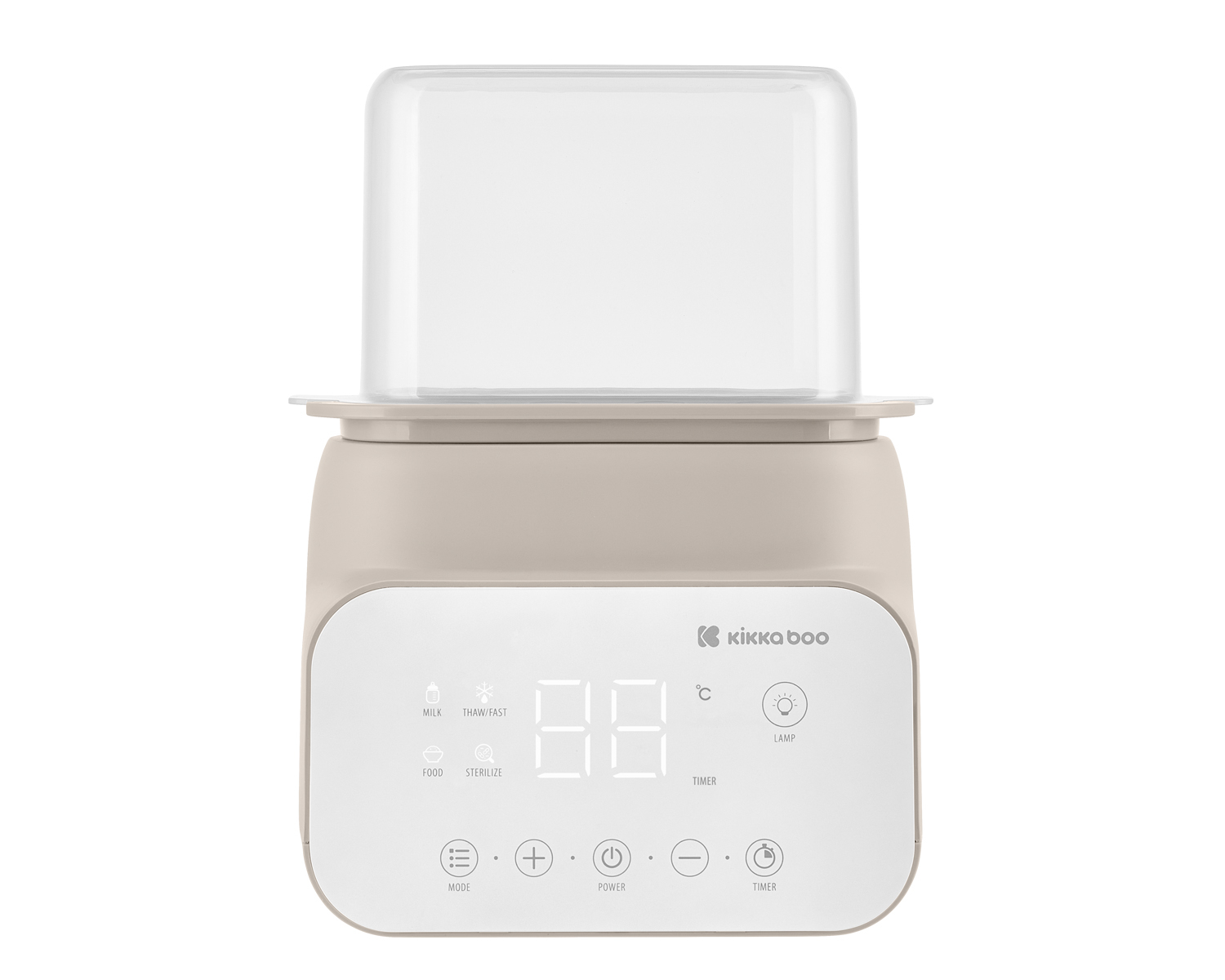 Kikka Boo Handy põlvkonna multifunktsionaalne 4in1 pudelisoojendaja BEIGE