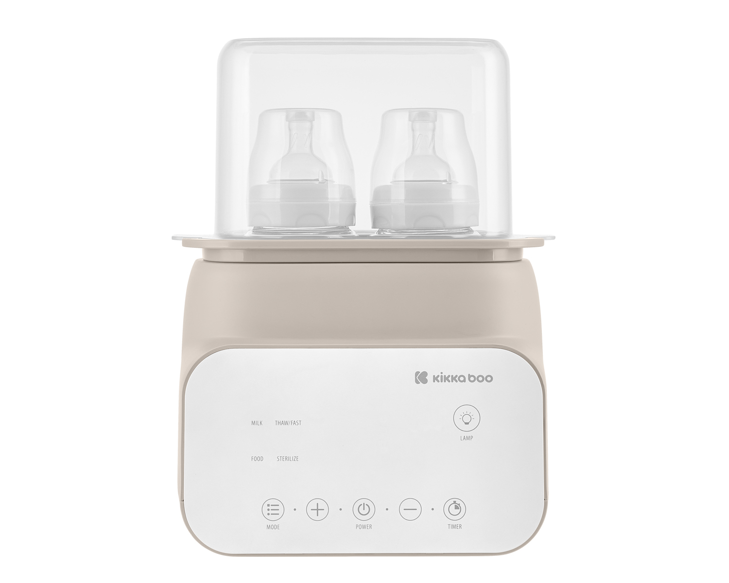 Kikka Boo Handy põlvkonna multifunktsionaalne 4in1 pudelisoojendaja BEIGE - Image 2