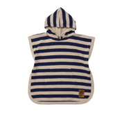 Cloby päikesekaitsega laste poncho UPF 50+ Navy/Sandy Stripe (1-3 eluaastat)