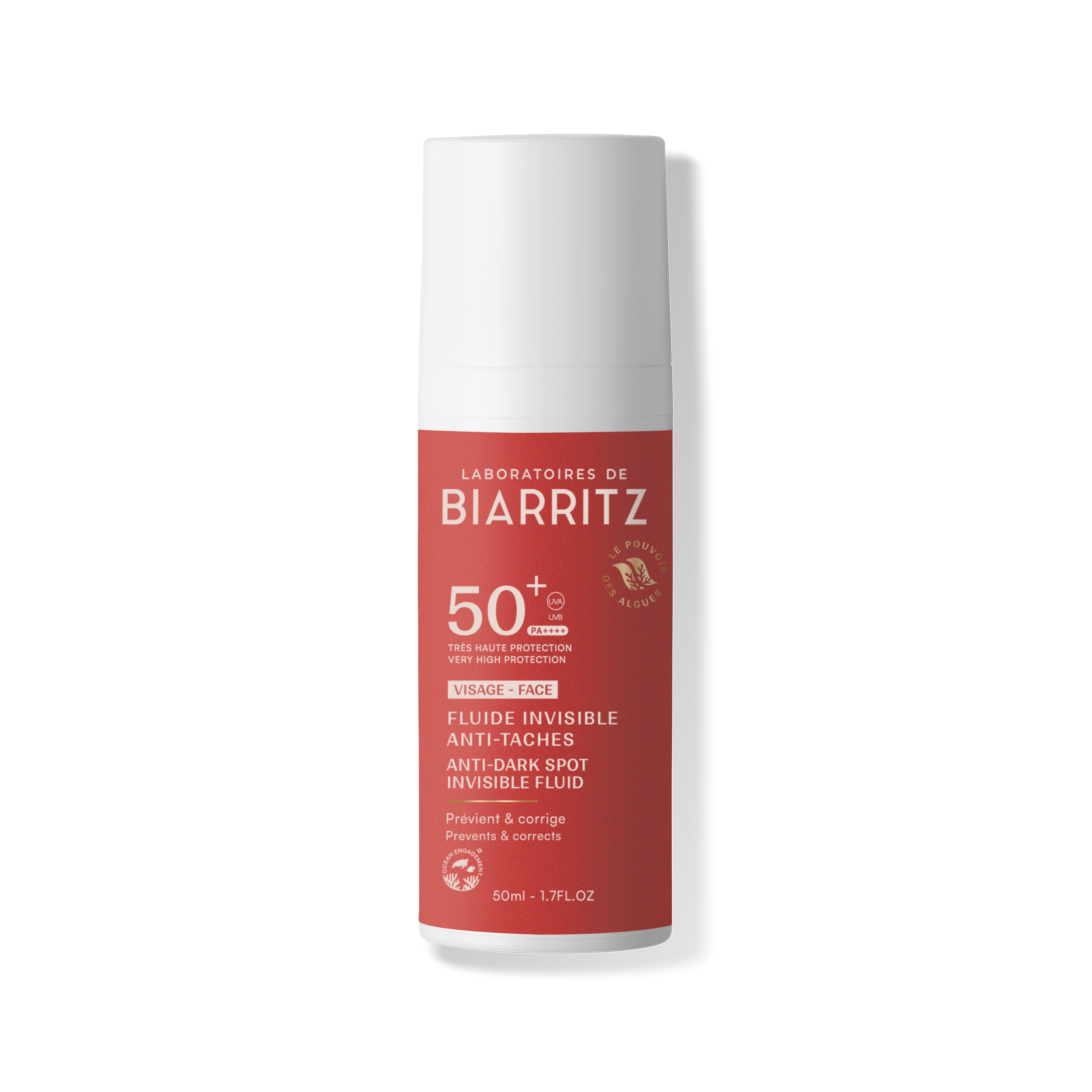 Laboratoires de Biarritz pigmendilaikude vastane päikesekaitsekreem SPF50+ (50ml)