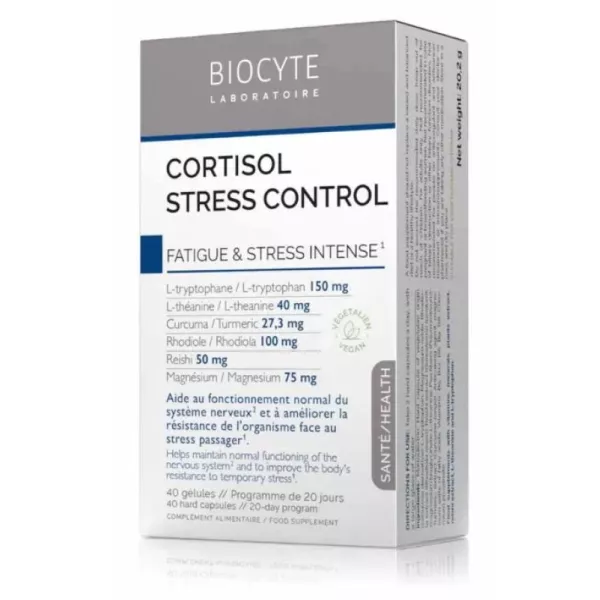 Biocyte Cortisol Stress Control (40 kapslit)