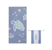 Swim Essentials mikrokiust rannarätik - Blue - Coral Bliss - 135 x 65 cm
