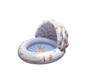 Swim Essentials Kids Pool lastebassein varikatusega - Wild Life - Ø 100 cm