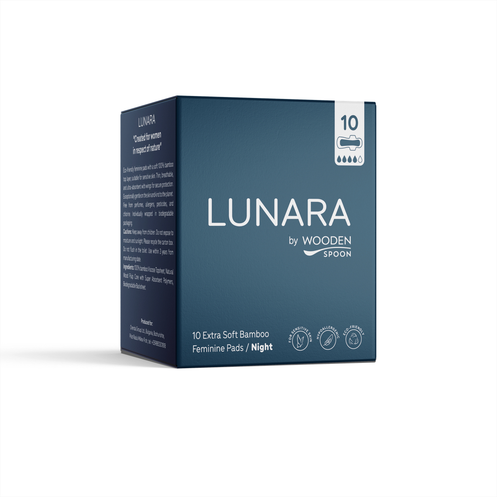 LUNARA biolagunevad bambusest öösidemed 10tk