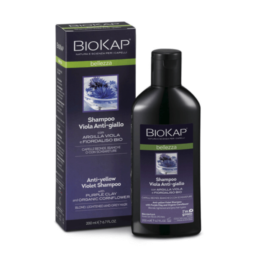 Biokap šampoon kollase tooni neutraliseerimiseks 200ml