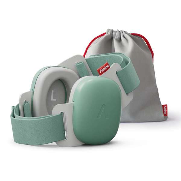 Alpine Muffy Baby Comfort kõrvaklapid beebidele ja väikelastele Sage Green