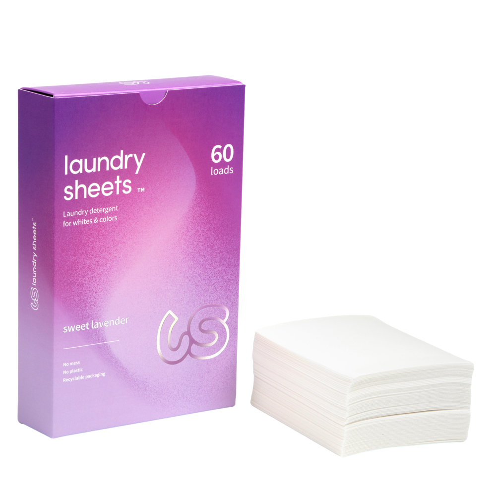 LAUNDRY SHEETS™ plastikuvabad pesuribad Sweet Lavender 60tk