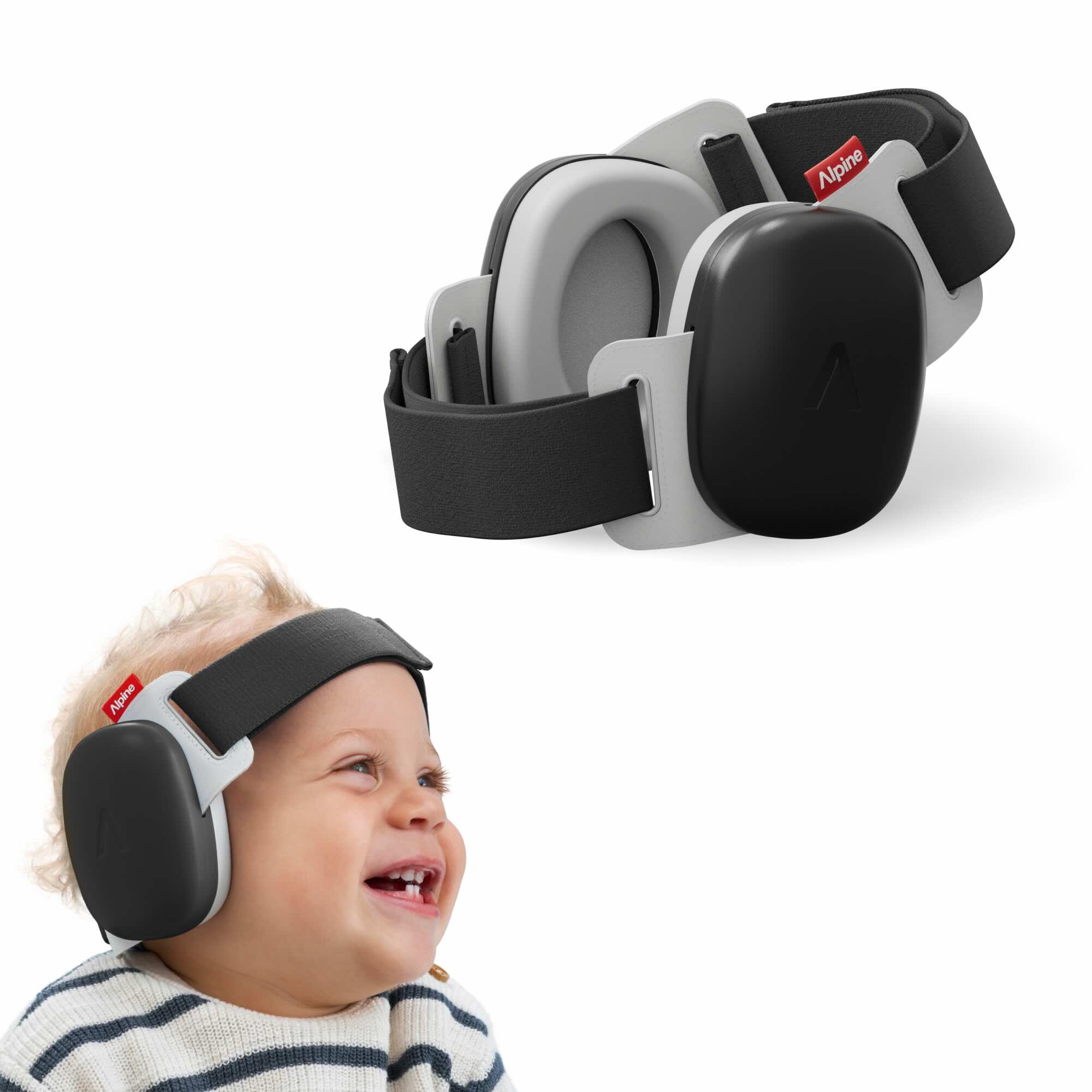Alpine Muffy Baby Comfort kõrvaklapid beebidele ja väikelastele Dusk Black - Pilt 4