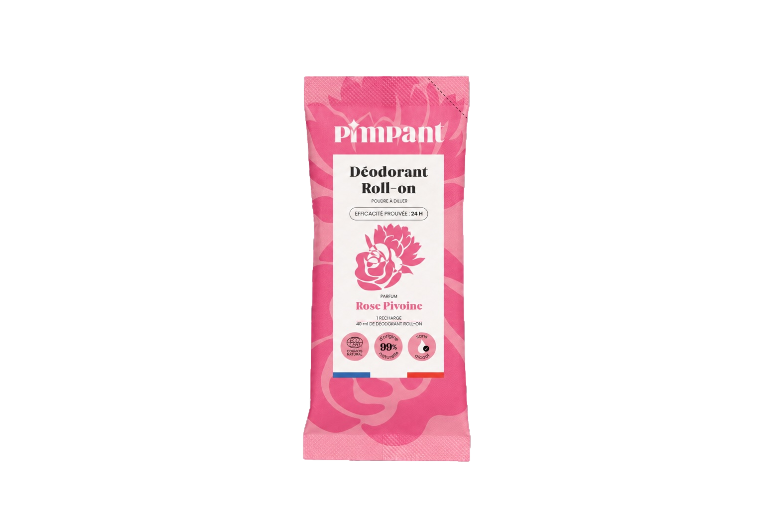 PIMPANT rulldeodorandi täitepulber Peony Rose 20g