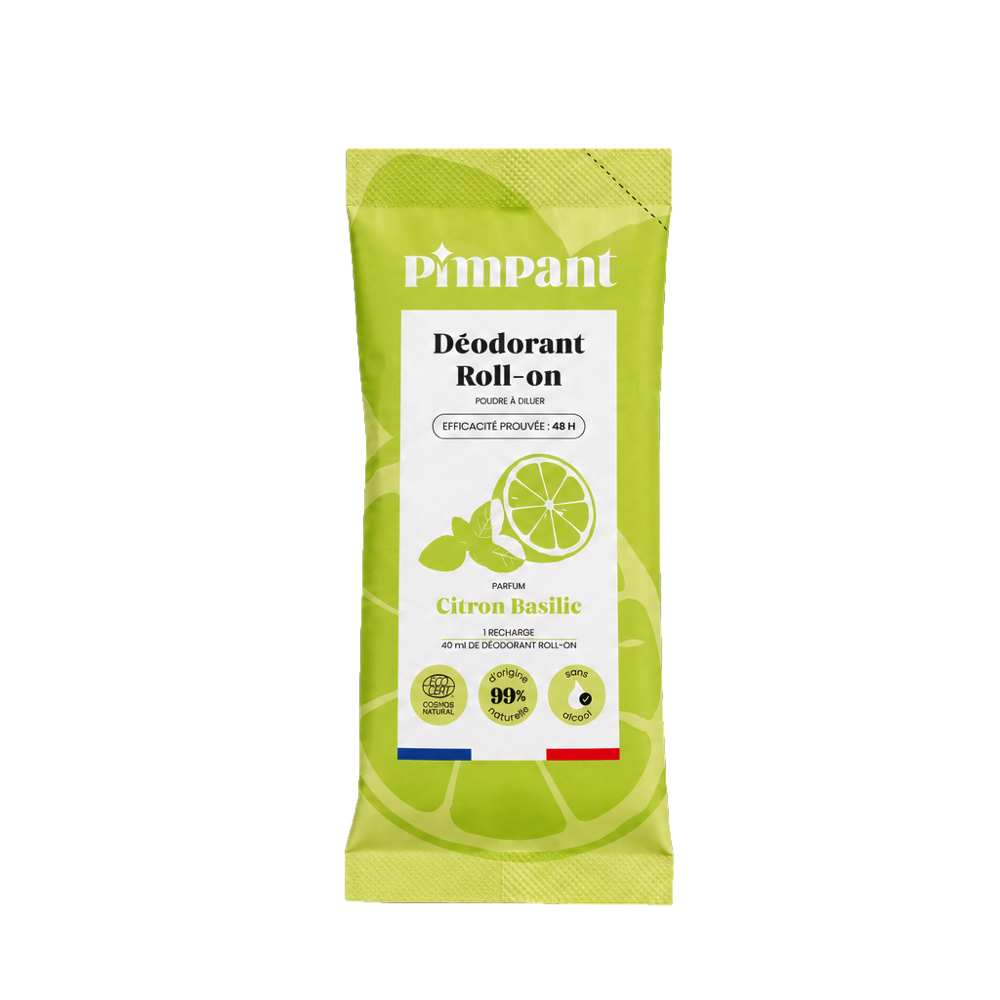 PIMPANT rulldeodorandi täitepulber Lemon Basil 20g