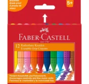 Faber-Castell Grip kustutatavad värvikriidid 12tk