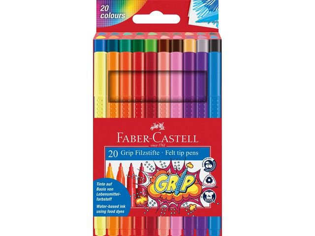 Faber-Castell Grip Colour viltpliiatsid 20tk